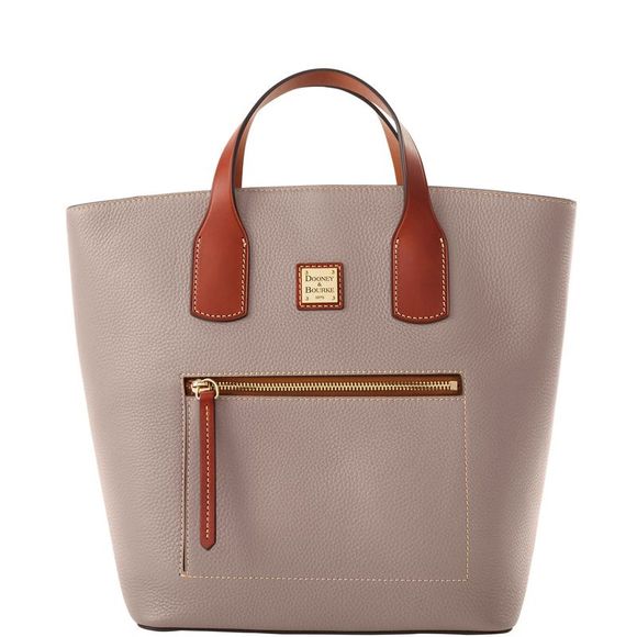 Dooney & Bourke Handbags - Dooney & Bourke Pebble Grain Darla Shopper Tote - Taupe